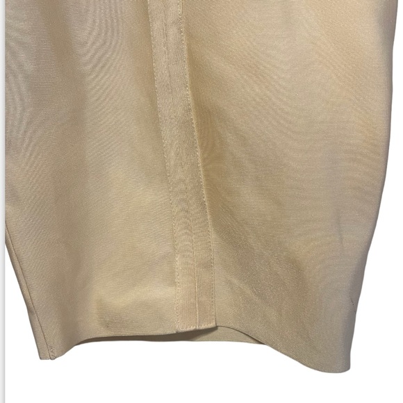 NWT FashioNova Dolled Up For You Bandage Midi Dress Ivory Small - Picture 8 of 11